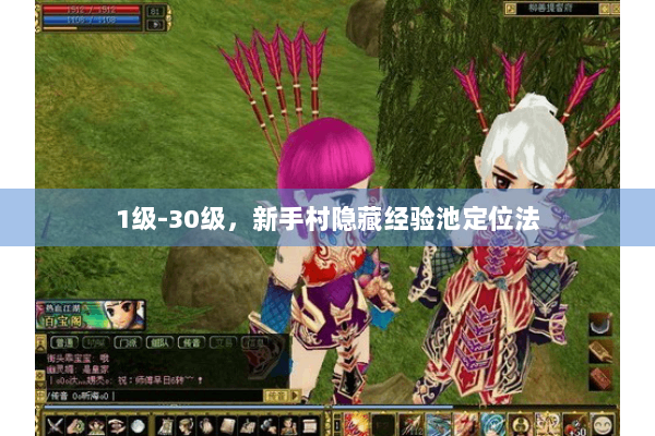 1级-30级,新手村隐藏经验池定位法 1级-30级,新手村隐藏经验池定位法