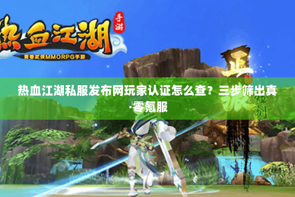 热血江湖私服发布网玩家认证怎么查？三步筛出真·零氪服