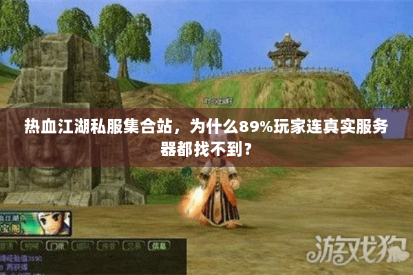 热血江湖私服集合站，为什么89%玩家连真实服务器都找不到？
