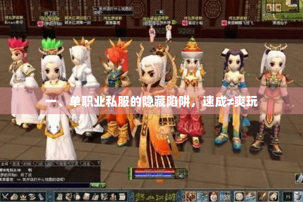 一、单职业私服的隐藏陷阱,速成≠爽玩 一、单职业私服的隐藏陷阱,速成≠爽玩