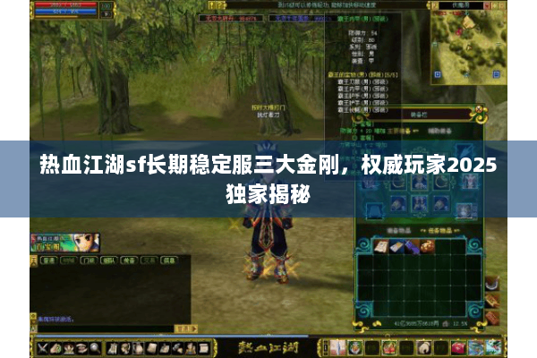 热血江湖sf长期稳定服三大金刚，权威玩家2025独家揭秘