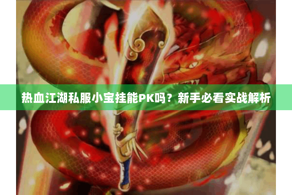 热血江湖私服小宝挂能PK吗?新手必看实战解析 热血江湖私服小宝挂能PK吗?新手必看实战解析