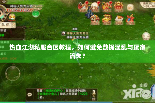 热血江湖私服合区教程，如何避免数据混乱与玩家流失？