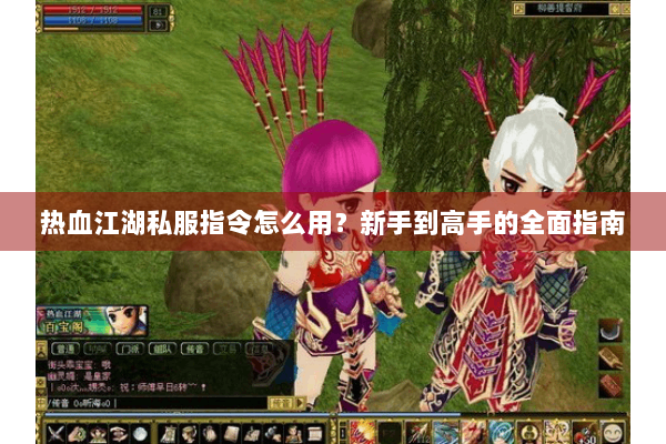 热血江湖私服指令怎么用？新手到高手的全面指南