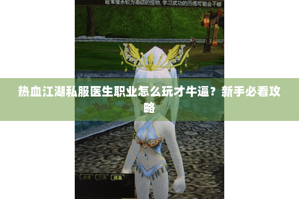 热血江湖私服医生职业怎么玩才牛逼?新手必看攻略 热血江湖私服医生职业怎么玩才牛逼?新手必看攻略