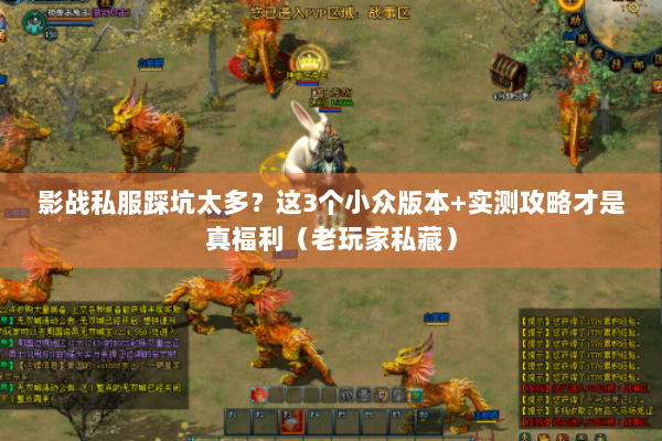 影战私服踩坑太多？这3个小众版本+实测攻略才是真福利（老玩家私藏）