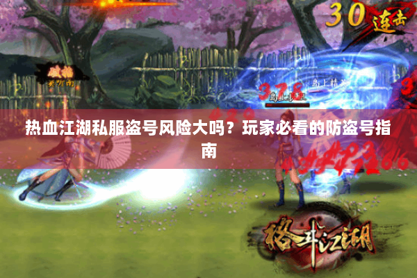 热血江湖私服盗号风险大吗？玩家必看的防盗号指南