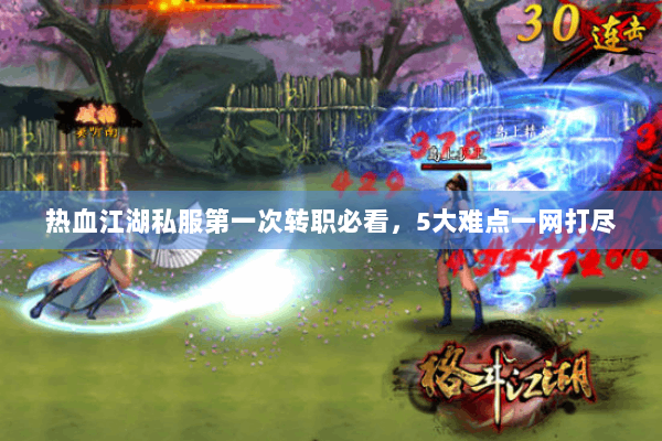 热血江湖私服第一次转职必看，5大难点一网打尽
