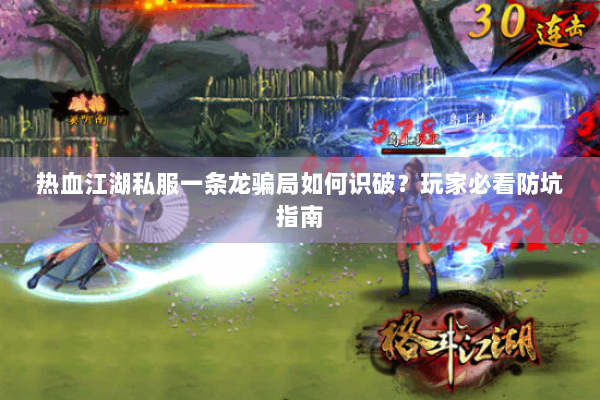 热血江湖私服一条龙骗局如何识破？玩家必看防坑指南