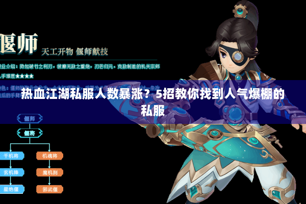 热血江湖私服人数暴涨？5招教你找到人气爆棚的私服