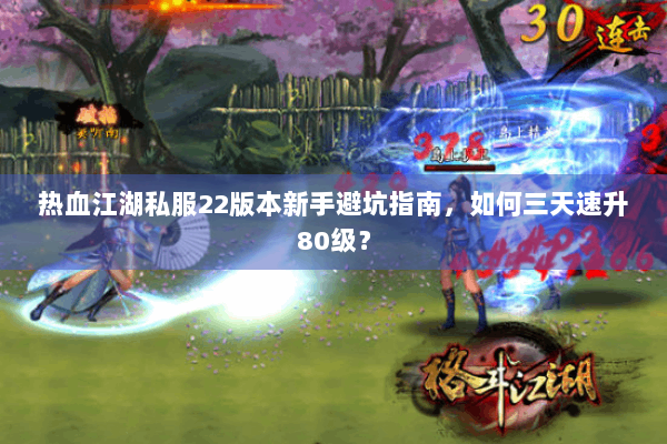 热血江湖私服22版本新手避坑指南,如何三天速升80级? 热血江湖私服22版本新手避坑指南,如何三天速升80级?