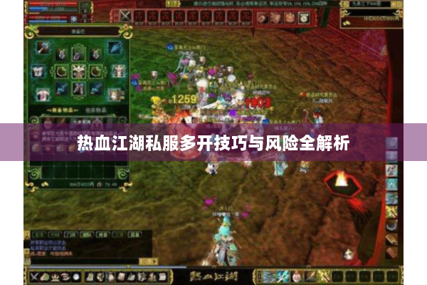 热血江湖私服多开技巧与风险全解析